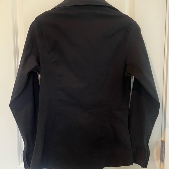 Royal Highness Black Zip Western Show Shirt, Design Crystal Collar Size XL - Picture 4 of 10